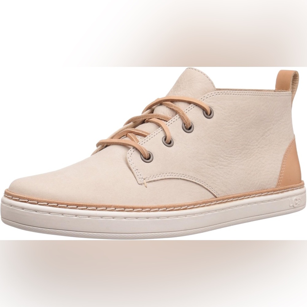 UGG Kallisto Sneakers High Top in Cream Leather, size 8